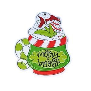 🎯 10 for $12 / Christmas Grinch in Mug, Tree or Wreath Ornament Decoration